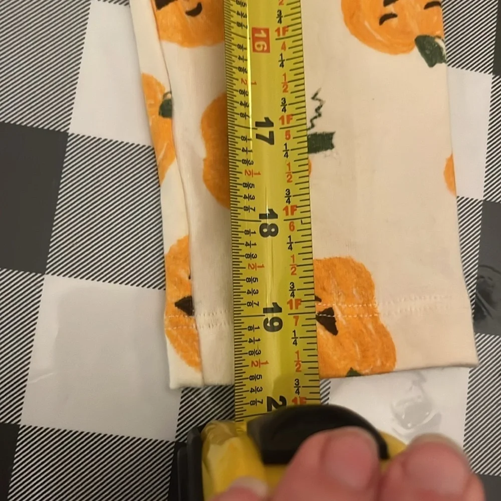 New Old Navy Toddler’s Girls Leggings pumpkin Jack o Lantern Size 3T NWT